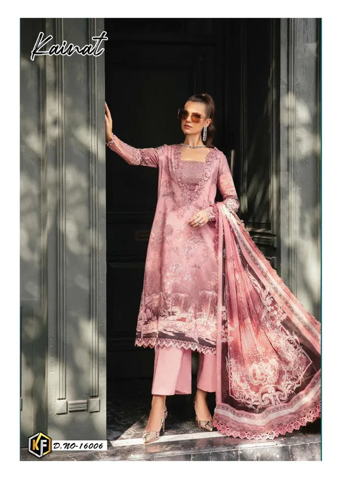 Kainat Vol 16 By Keval Lawn Cotton Pakistani Dress Material Wholesale Online
